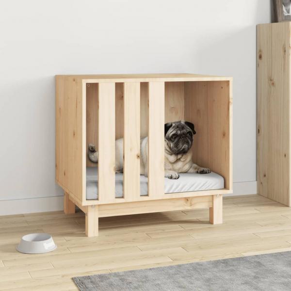 ARDEBO.de - Hundehütte 60x45x57 cm Massivholz Kiefer