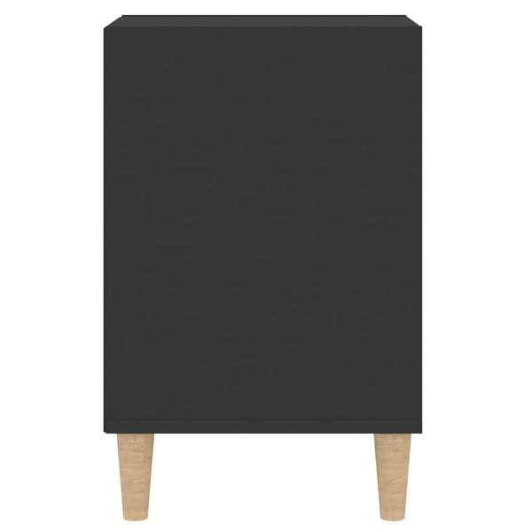 ARDEBO.de - TV-Schrank Schwarz 100x35x55 cm Holzwerkstoff
