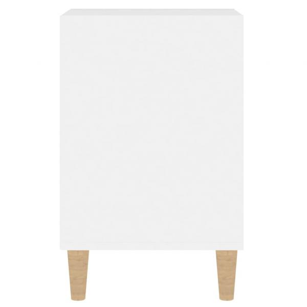TV-Schrank Hochglanz-Weiß 100x35x55 cm Holzwerkstoff