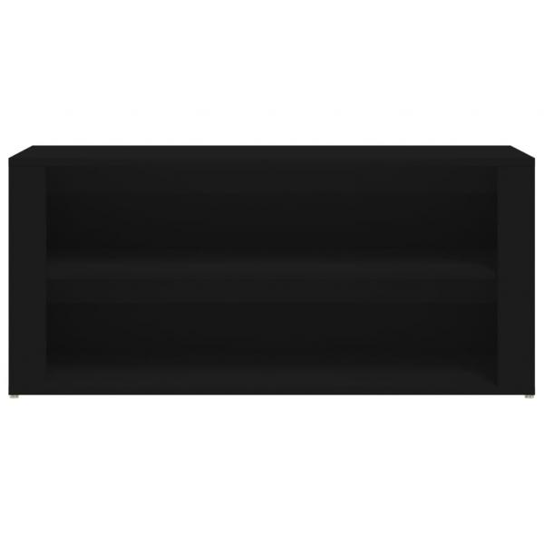 Schuhregal Schwarz 100x35x45 cm Holzwerkstoff