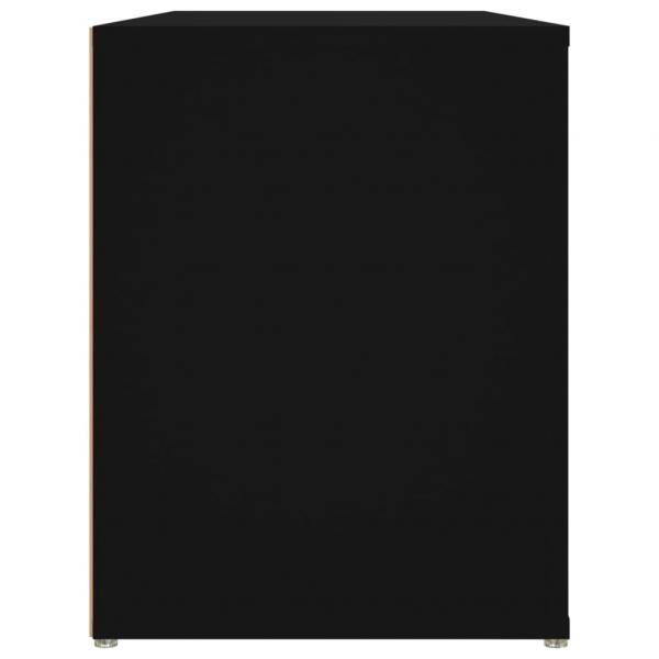 Schuhregal Schwarz 100x35x45 cm Holzwerkstoff
