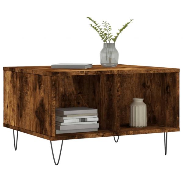 Couchtisch Räuchereiche 60x50x36,5 cm Holzwerkstoff