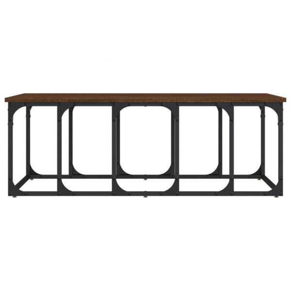 Couchtisch Braun Eichen-Optik 100x50x35,5 cm Holzwerkstoff