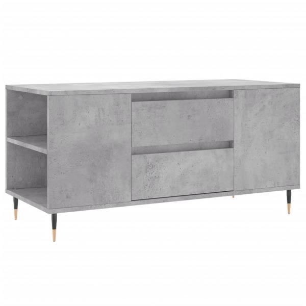 Couchtisch Betongrau 102x44,5x50 cm Holzwerkstoff