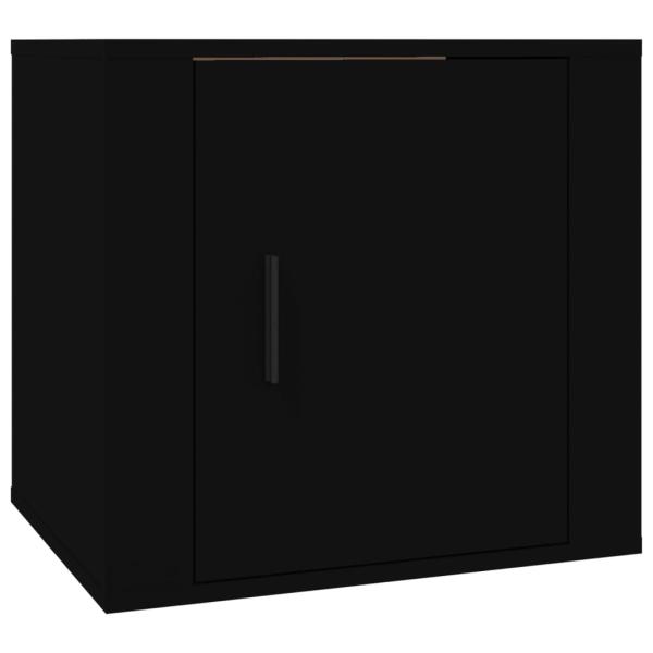 ARDEBO.de - Nachttische 2 Stk. Schwarz 50x39x47 cm