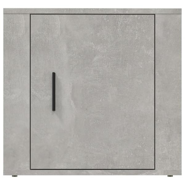 Nachttische 2 Stk. Betongrau 50x39x47 cm