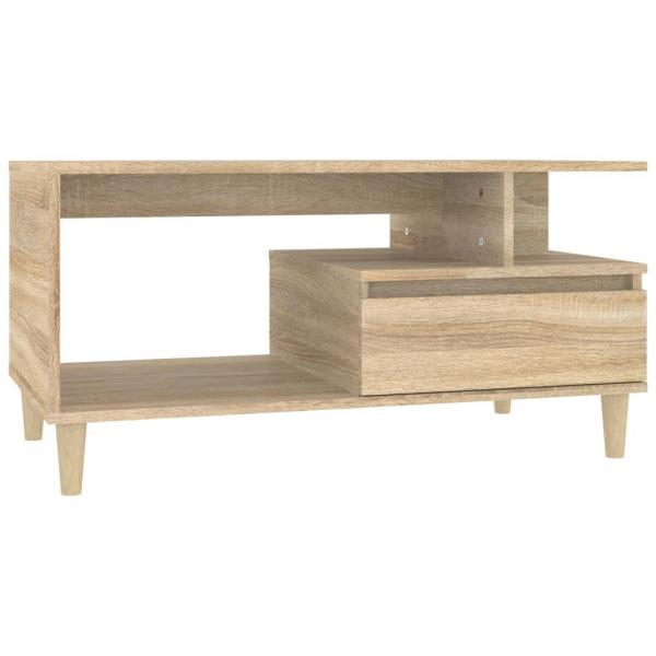 Couchtisch Sonoma-Eiche 90x49x45 cm Holzwerkstoff