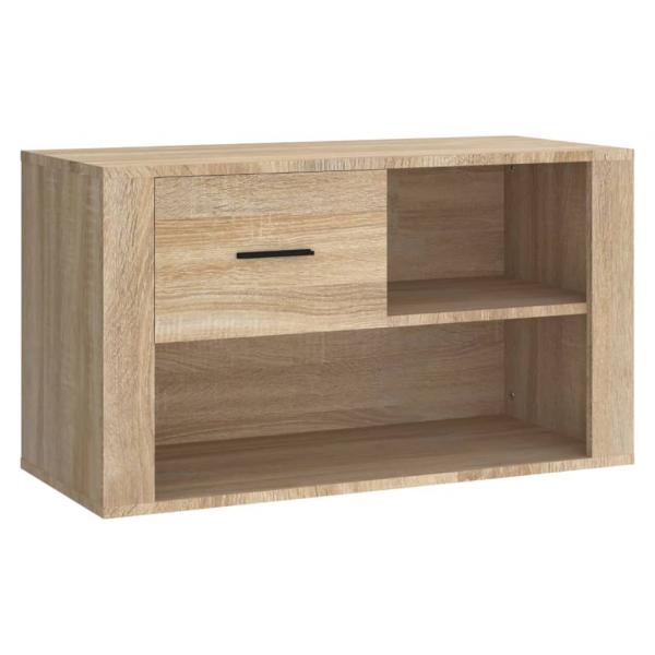 Schuhschrank Sonoma-Eiche 80x35x45 cm Holzwerkstoff
