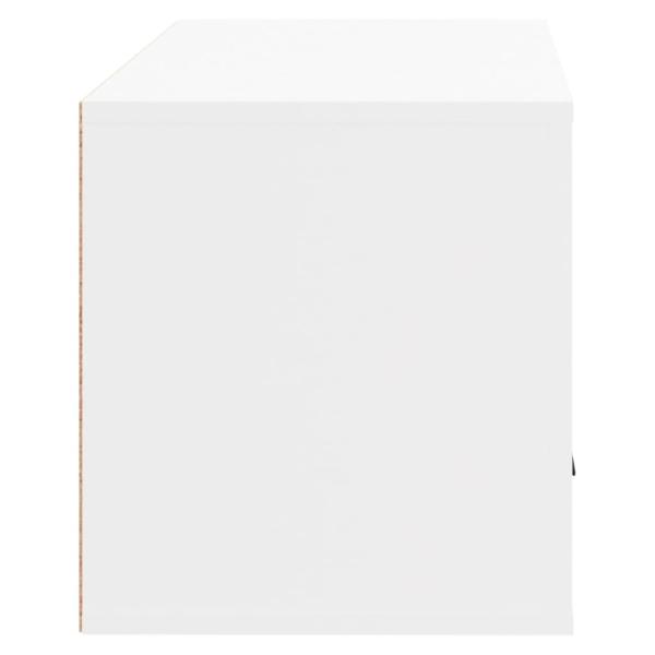 ARDEBO.de - Wand-Schuhschrank Weiß 70x35x38 cm Holzwerkstoff