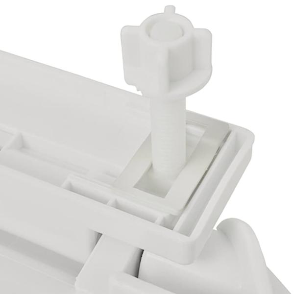 Toilettensitz mit Absenkautomatik Weiß Oval