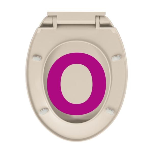 Toilettensitz mit Absenkautomatik Aprikose Oval