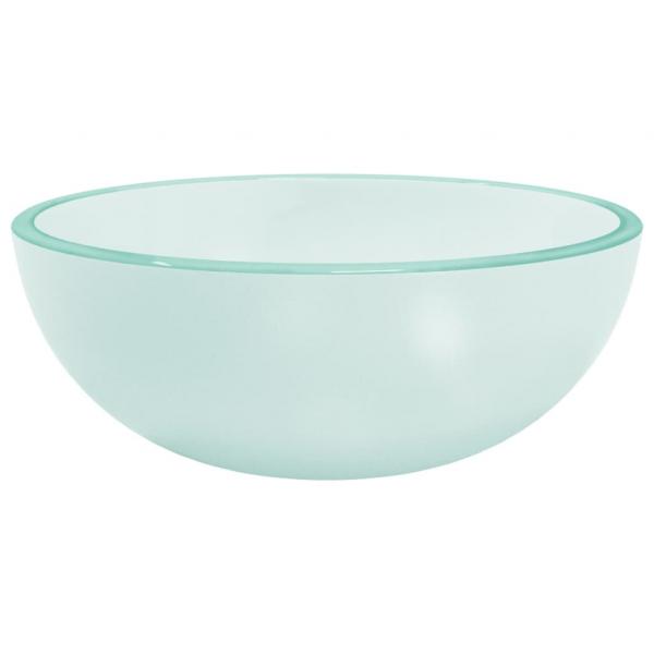 Waschbecken Hartglas 30x12 cm Matt