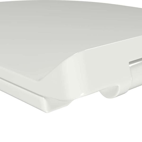 Toilettensitz mit Absenkautomatik und Quick-Release-Design Weiß