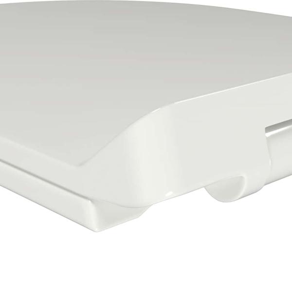 Toilettensitz mit Absenkautomatik und Quick-Release-Design Weiß