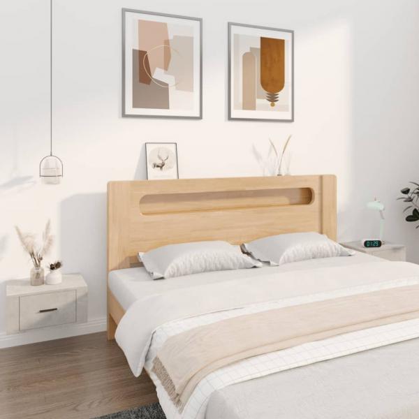 ARDEBO.de - Wand-Nachttische 2 Stk. Betongrau 50x36x25 cm