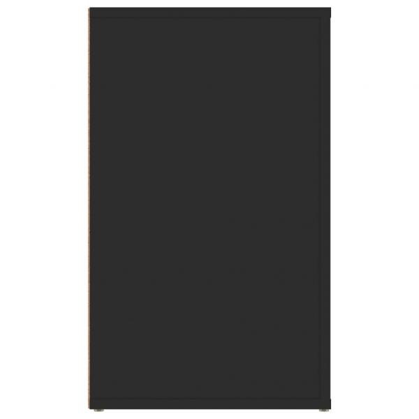 Nachttisch Schwarz 50x36x60 cm Holzwerkstoff