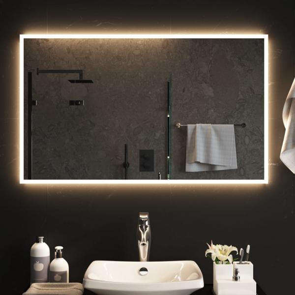 ARDEBO.de - LED-Badspiegel 100x60 cm