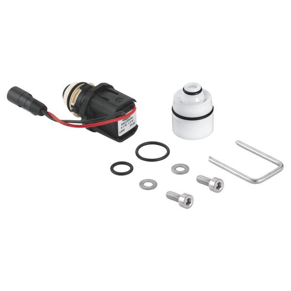 ARDEBO.de GROHE Magnetventil, für EurosmartCE, Essence E und Bau Cosmopolitan E, Infrarot Elektronik Waschtischarmatur, 6 V und 230 V, chrom (42479000)