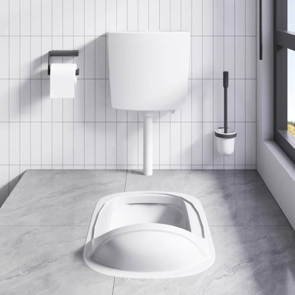 Spülkasten Wasserzulauf Unten 3/6 L Weiß 