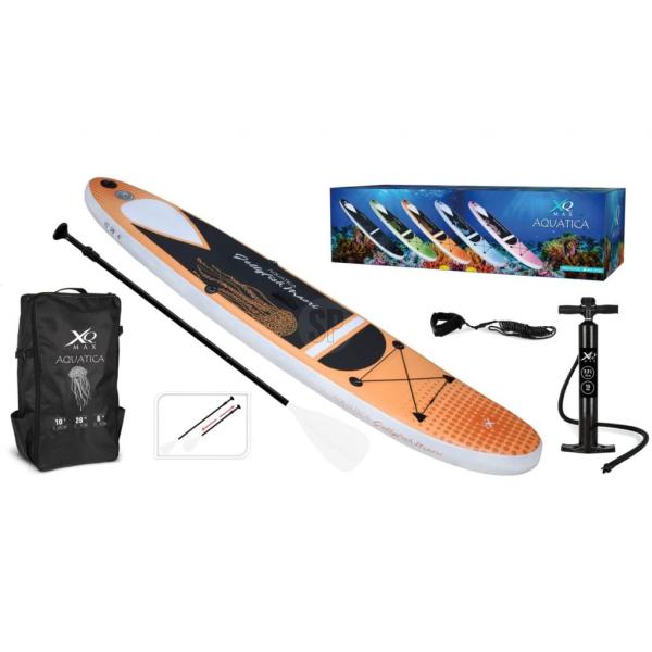 ARDEBO.de - XQ Max SUP-Board Aquatica Jellyfish 305x71x15 cm