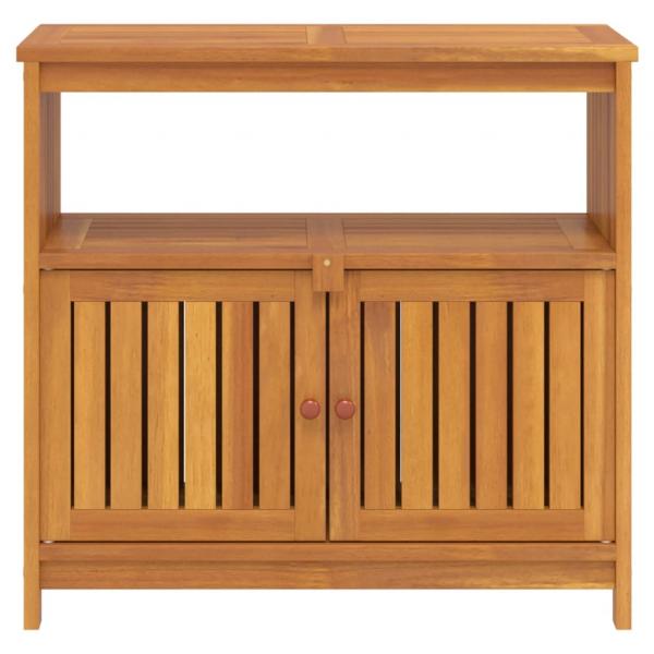 Garten-Konsolentisch 80x35x75 cm Massivholz Akazie