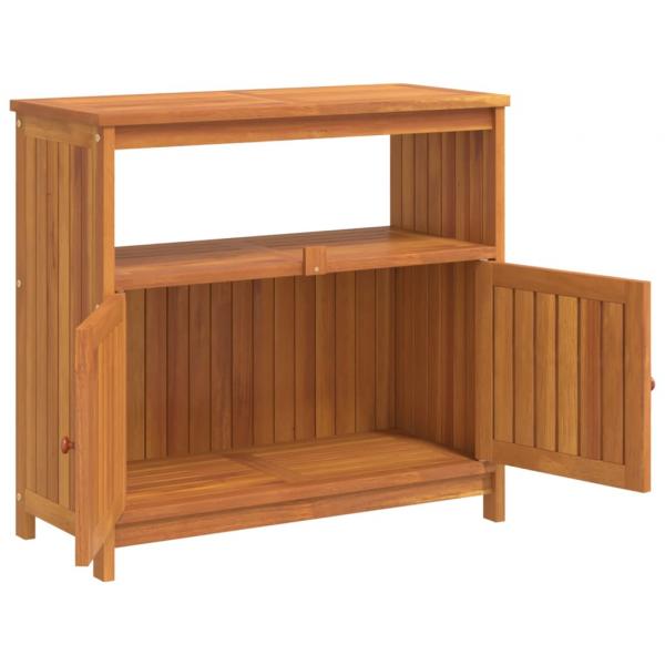 Garten-Konsolentisch 80x35x75 cm Massivholz Akazie