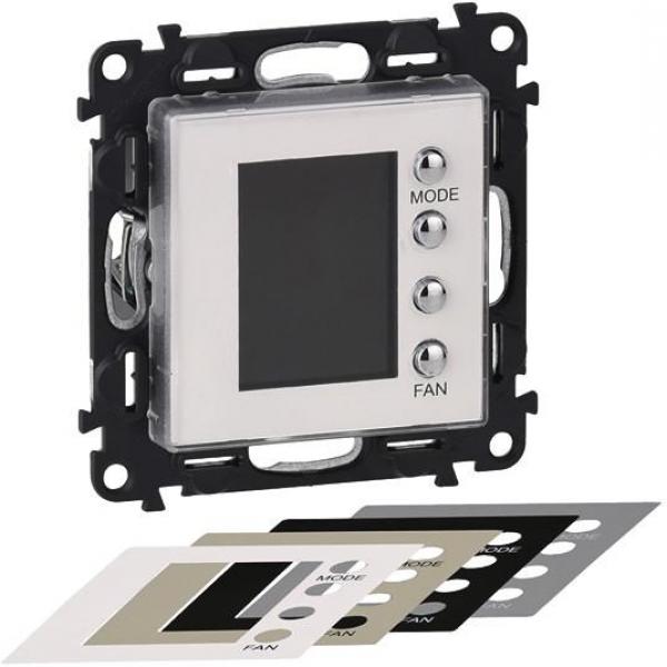 ARDEBO.de Legrand MyHome 752131 Thermostat mit Display, 2-modulig
