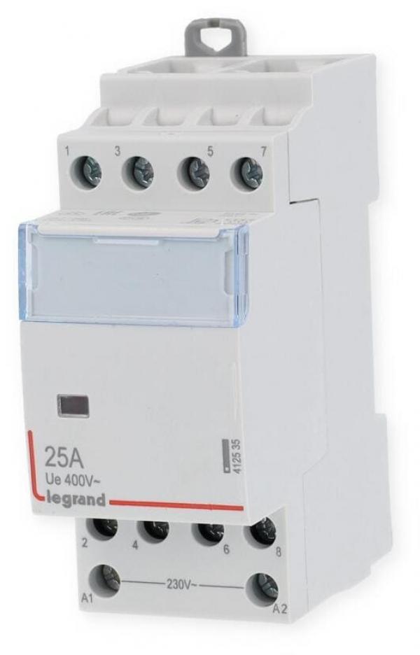 ARDEBO.de Legrand 412535 Installationsschütz CX3 Schütz 230V, 25A, 4 Schliesser , ohne Handschalter