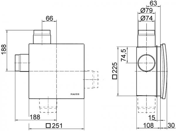 Maico ER 60 VZ 15 Ventilatoreinsatz, 21W, 230V (0084.0108)