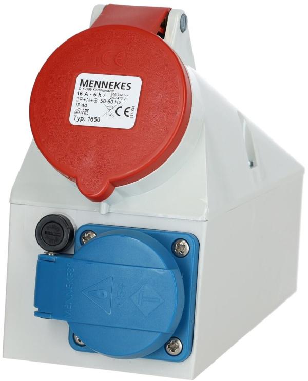 Mennekes (1650) Doppelbox mit TwinCONTACT