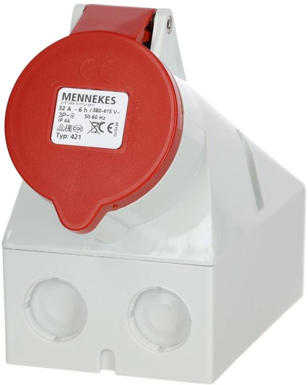 MENNEKES (421) Wandsteckdose mit TwinCONTACT