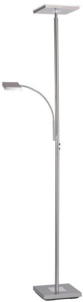 ARDEBO.de LeuchtenDirekt LED Deckenfluter mit Lesearm, 26W, 2900lm, Stahl (11710-55)