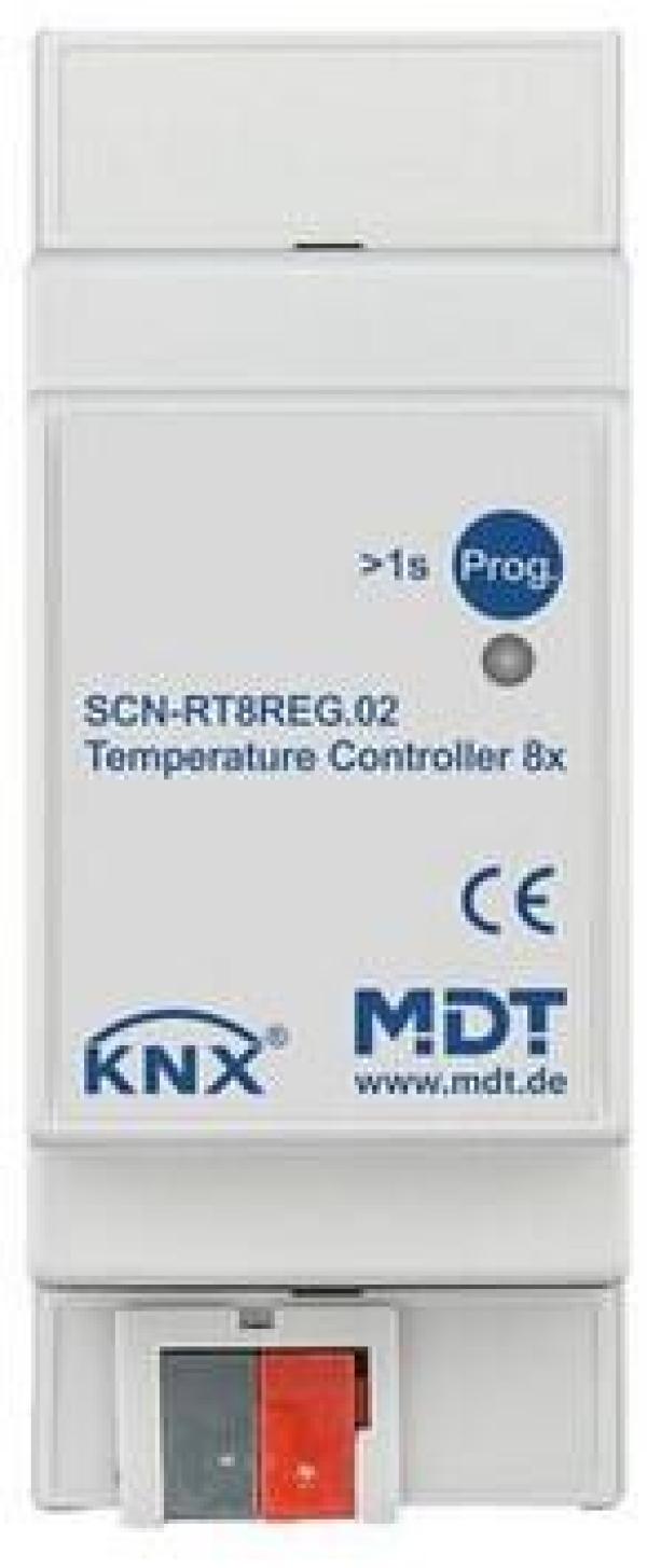 ARDEBO.de MDT SCN-RT8REG.02 Temperaturregler 8fach 2TE