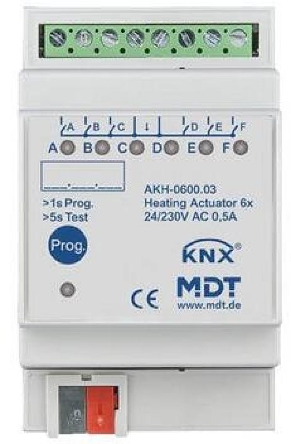 ARDEBO.de MDT AKH-0600.03 Heizungsaktor 6-fach 3TE REG
