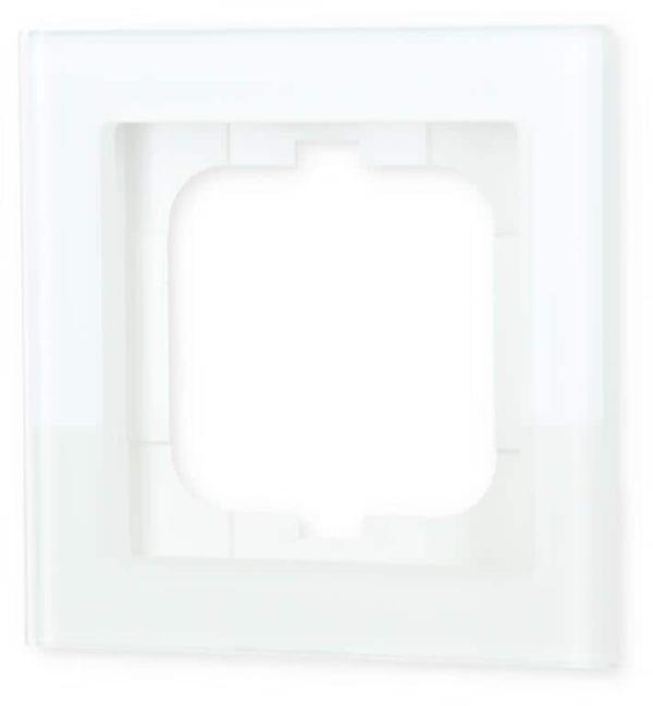 MDT BE-GTR163W.01 Glasrahmen 1-fach für 63mm Programm, Weiß