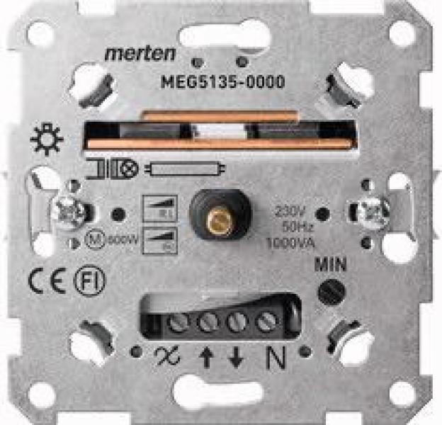 ARDEBO.de Merten Drehdimmer-Einsatz für induktive Last, 60-1000 VA (MEG5135-0000)