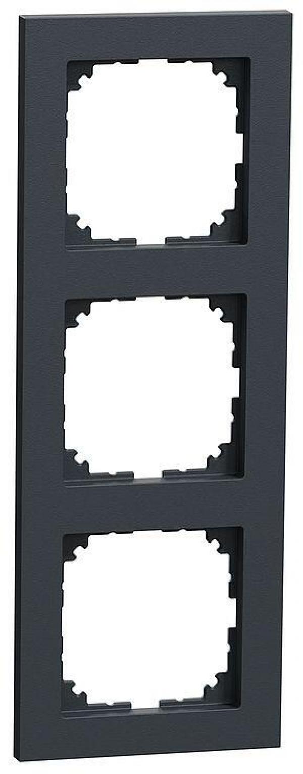 ARDEBO.de Merten Rahmen, M-Pure, 3fach, anthrazit (MEG4030-3614)
