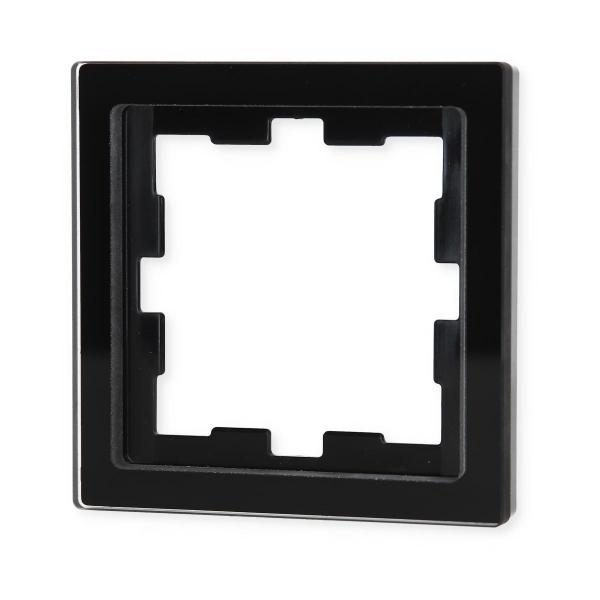 Merten D-Life Glas Rahmen, 1fach, onyxschwarz (MEG4010-6503)