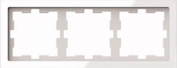 ARDEBO.de Merten D-Life Glas Rahmen, 3fach, kristallweiß (MEG4030-6520)