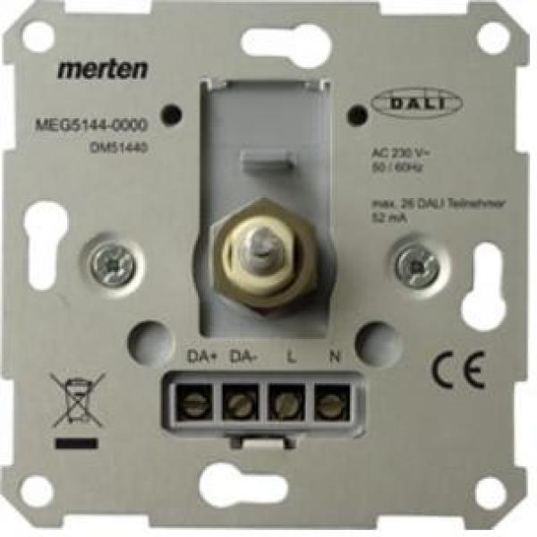 ARDEBO.de Merten MEG5144-0000 DALI-Drehdimmer-Einsatz Tunable White mit Spannungsversorgung