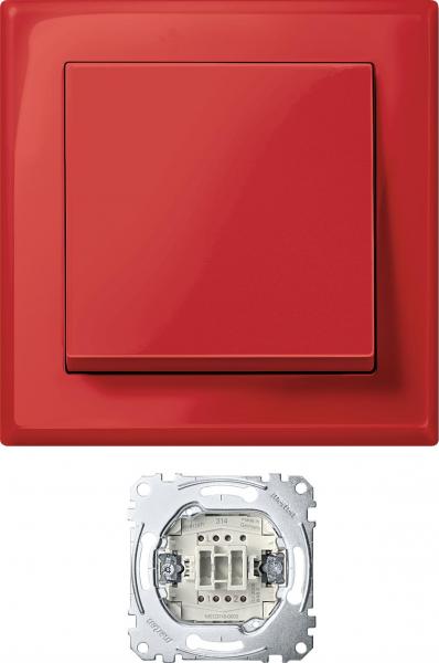 ARDEBO.de Merten Jumbo, der große Schalter, M-SMART, 10 AX, AC 250 V, rubinrot (MEG3341-1406)