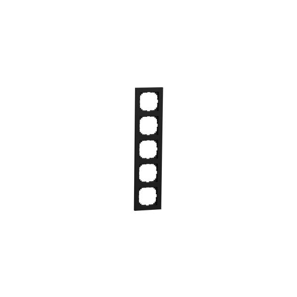 ARDEBO.de Merten MEG4050-3603 M-Pure-Rahmen 5fach, Ocean Plastic, Schwarz Matt