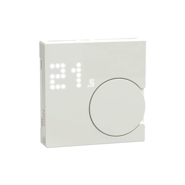 ARDEBO.de Merten Connected Raumtemperaturregler-Modul, System M, reinweiß glänzend (MEG5779-0319)