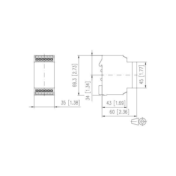 Metz Connect 110501 Potentialtrenner PT-C12 24 V AC/DC