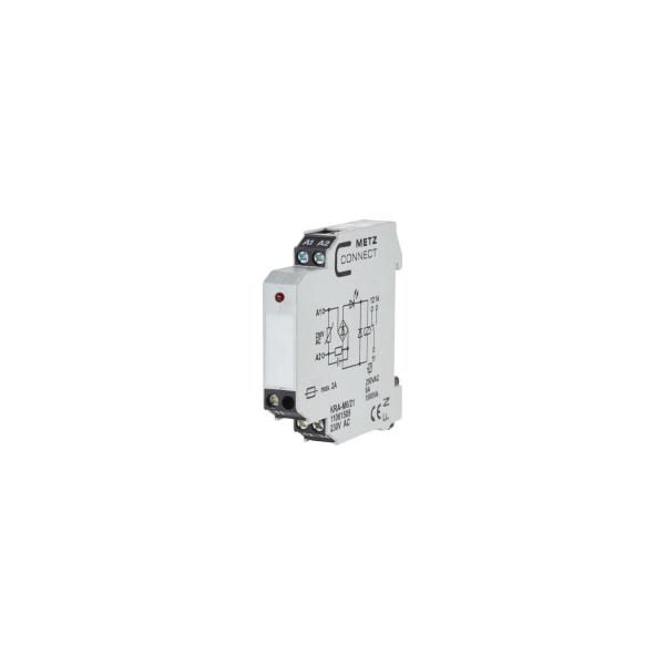 ARDEBO.de Metz Connect 11061505 Koppelbaustein KRA-M6/21, 1 Wechsler, 230 V AC