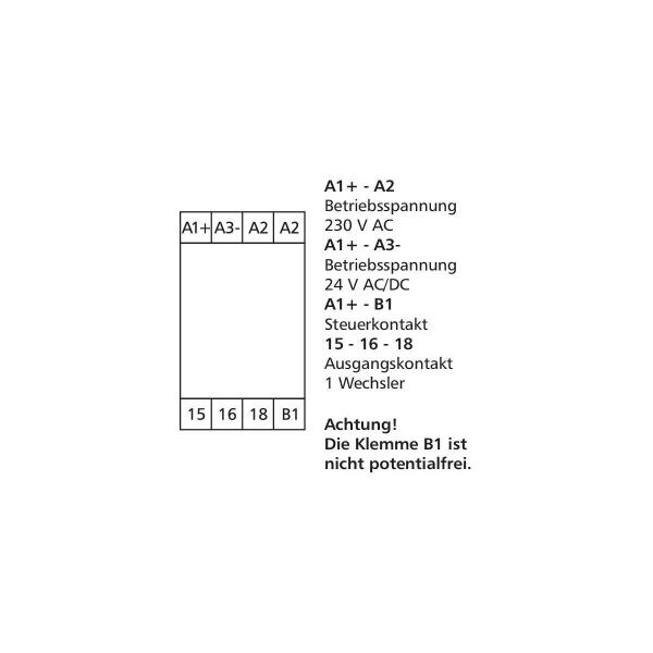 Metz Connect 110658 MFRk-E08 230 V AC, 24 V AC/DC