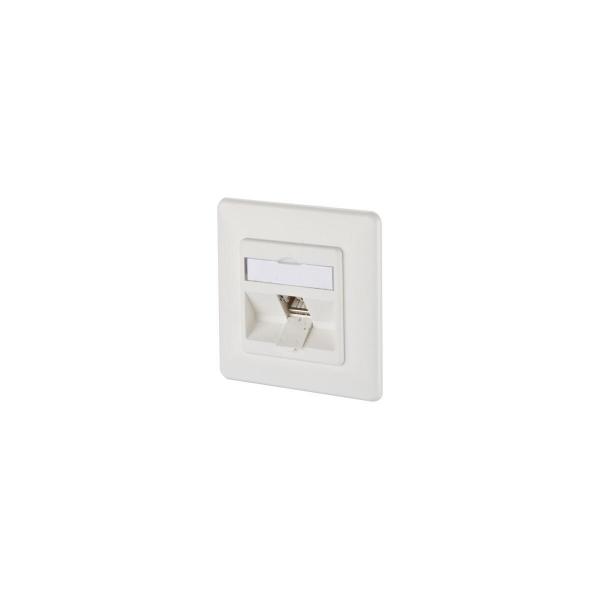 ARDEBO.de Metz Connect 130B12D11002-E Modulare Anschlussdose C6Amodul 1 Port 270°M UP reinweiß