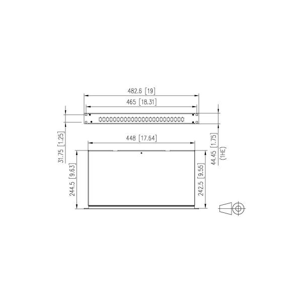 Metz Connect 1502557706-E OpDAT fix Patchfeld splice 6xLC-Duplex OM3