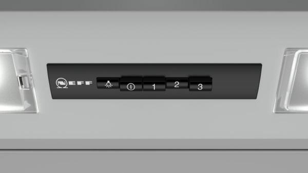 Neff D64MAC1X0 N30 EEK: B Zwischenbauhaube, 60 cm breit, Ab-/Umluft, Edelstahl