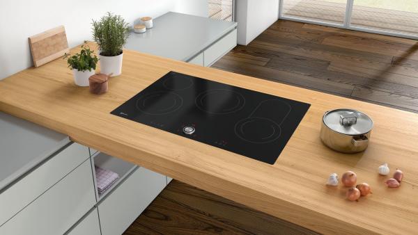 Neff T18PT16X0 N70 Autarkes Glaskeramik Kochfeld, Glaskeramik, 80 cm breit, TwistPad, Flächenbündig